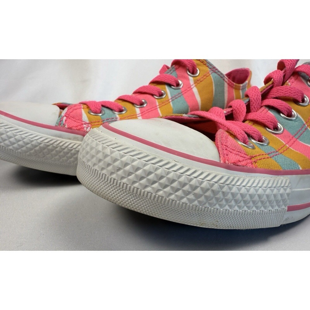 Converse Chuck Taylor Low All Star Men's 6 Women's 8 Rainbow Stripe Sneakers